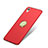 Cover Plastica Rigida Opaca con Anello Supporto A03 per Huawei Honor Holly 3 Rosso