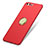Cover Plastica Rigida Opaca con Anello Supporto A03 per Huawei P10 Plus Rosso