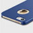Cover Plastica Rigida Opaca con Anello Supporto per Apple iPhone 5S Blu