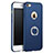 Cover Plastica Rigida Opaca con Anello Supporto per Apple iPhone 6 Blu