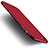 Cover Plastica Rigida Opaca con Anello Supporto per Apple iPhone 8 Rosso