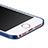 Cover Plastica Rigida Opaca con Anello Supporto per Apple iPhone SE Blu