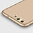 Cover Plastica Rigida Opaca con Anello Supporto per Huawei P10 Plus Oro