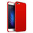 Cover Plastica Rigida Opaca con Anello Supporto per Xiaomi Mi 5 Rosso