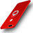 Cover Plastica Rigida Opaca con Anello Supporto per Xiaomi Mi 5X Rosso