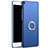 Cover Plastica Rigida Opaca con Anello Supporto per Xiaomi Mi Note Blu