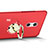 Cover Plastica Rigida Opaca con Anello Supporto per Xiaomi Redmi Pro Rosso