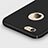 Cover Plastica Rigida Opaca con Foro e Anello Supporto per Apple iPhone 6 Plus Nero