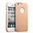 Cover Plastica Rigida Opaca con Foro per Apple iPhone 5 Oro