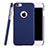 Cover Plastica Rigida Opaca con Foro per Apple iPhone 6 Blu