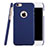 Cover Plastica Rigida Opaca con Foro per Apple iPhone 6S Plus Blu