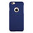 Cover Plastica Rigida Opaca con Foro per Apple iPhone 6S Plus Blu
