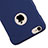 Cover Plastica Rigida Opaca con Foro per Apple iPhone 6S Plus Blu