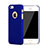 Cover Plastica Rigida Opaca con Foro per Apple iPhone SE Blu