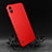 Cover Plastica Rigida Opaca per Apple iPhone X Rosso
