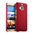 Cover Plastica Rigida Opaca per HTC One M9 Plus Rosso