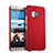 Cover Plastica Rigida Opaca per HTC One M9 Rosso