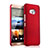 Cover Plastica Rigida Opaca per HTC One Me Rosso