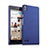 Cover Plastica Rigida Opaca per Huawei Ascend P6 Blu