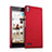 Cover Plastica Rigida Opaca per Huawei Ascend P6 Rosso