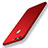 Cover Plastica Rigida Opaca per Huawei Honor V9 Rosso