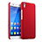 Cover Plastica Rigida Opaca per Huawei Y6 Rosso
