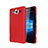 Cover Plastica Rigida Opaca per Microsoft Lumia 950 Rosso