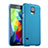 Cover Plastica Rigida Opaca per Samsung Galaxy S5 Duos Plus Cielo Blu