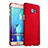 Cover Plastica Rigida Opaca per Samsung Galaxy S6 Edge+ Plus SM-G928F Rosso