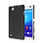 Cover Plastica Rigida Opaca per Sony Xperia C4 Nero