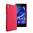 Cover Plastica Rigida Opaca per Sony Xperia Z2 Rosa Caldo