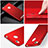 Cover Plastica Rigida Opaca per Xiaomi Redmi 3X Rosso