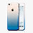 Cover Plastica Trasparente Rigida Sfumato per Apple iPhone 6S Blu