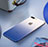 Cover Plastica Trasparente Rigida Sfumato per Apple iPhone 7 Plus Blu