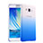 Cover Plastica Trasparente Rigida Sfumato per Samsung Galaxy A7 SM-A700 Blu