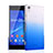 Cover Plastica Trasparente Rigida Sfumato per Sony Xperia Z2 Blu