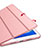 Cover Portafoglio In Pelle con Supporto L01 per Apple iPad Air 3 Oro Rosa