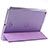 Cover Portafoglio In Pelle con Supporto L01 per Apple iPad Air Viola