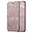 Cover Portafoglio In Pelle con Supporto L01 per Apple iPhone 6S Plus Oro