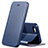 Cover Portafoglio In Pelle con Supporto L01 per Apple iPhone SE Blu
