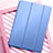 Cover Portafoglio In Pelle con Supporto L01 per Apple New iPad 9.7 (2017) Blu