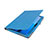 Cover Portafoglio In Pelle con Supporto L01 per Huawei MediaPad M3 Lite 10.1 BAH-W09 Blu