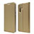 Cover Portafoglio In Pelle con Supporto L01 per Huawei P30 Pro Oro