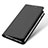Cover Portafoglio In Pelle con Supporto L01 per Samsung Galaxy A5 (2018) A530F Nero