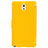 Cover Portafoglio In Pelle con Supporto L01 per Samsung Galaxy Note 3 N9000 Giallo