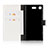 Cover Portafoglio In Pelle con Supporto L01 per Sony Xperia XZ1 Compact Bianco