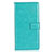 Cover Portafoglio In Pelle con Supporto L01 per Sony Xperia XZ1 Compact Ciano