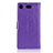 Cover Portafoglio In Pelle con Supporto L01 per Sony Xperia XZ1 Compact Viola