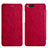 Cover Portafoglio In Pelle con Supporto L01 per Xiaomi Mi 6 Rosso