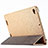 Cover Portafoglio In Pelle con Supporto L01 per Xiaomi Mi Pad 2 Oro